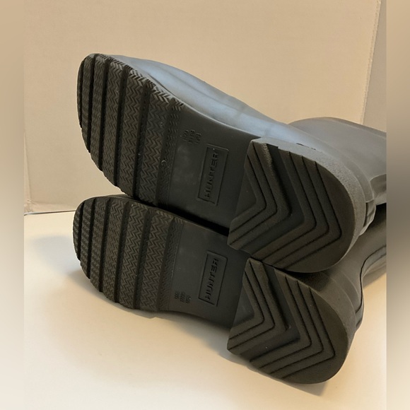 Hunter Black Tall Rain Boots - Picture 10 of 11
